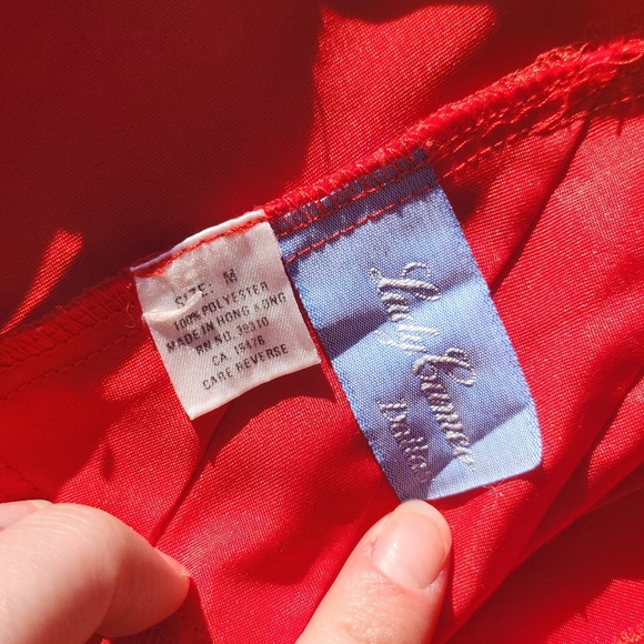 Red Lady Cameo Dallas satin slip - Picture 4 of 4